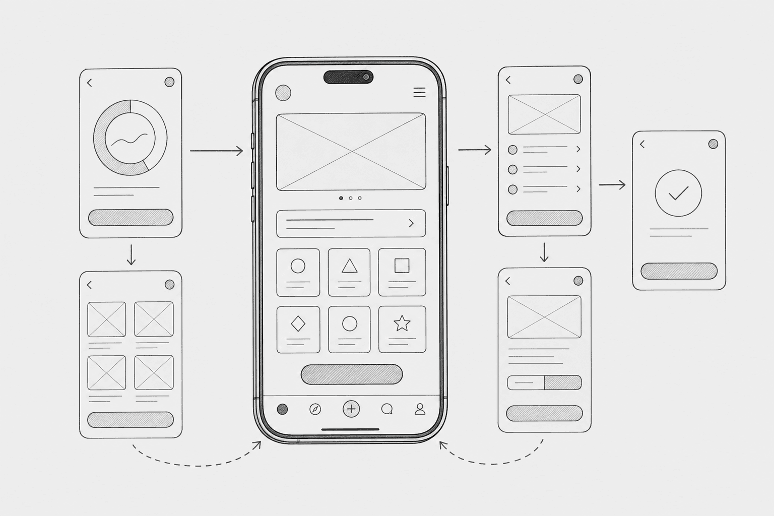 Working prototype of a primary user flow